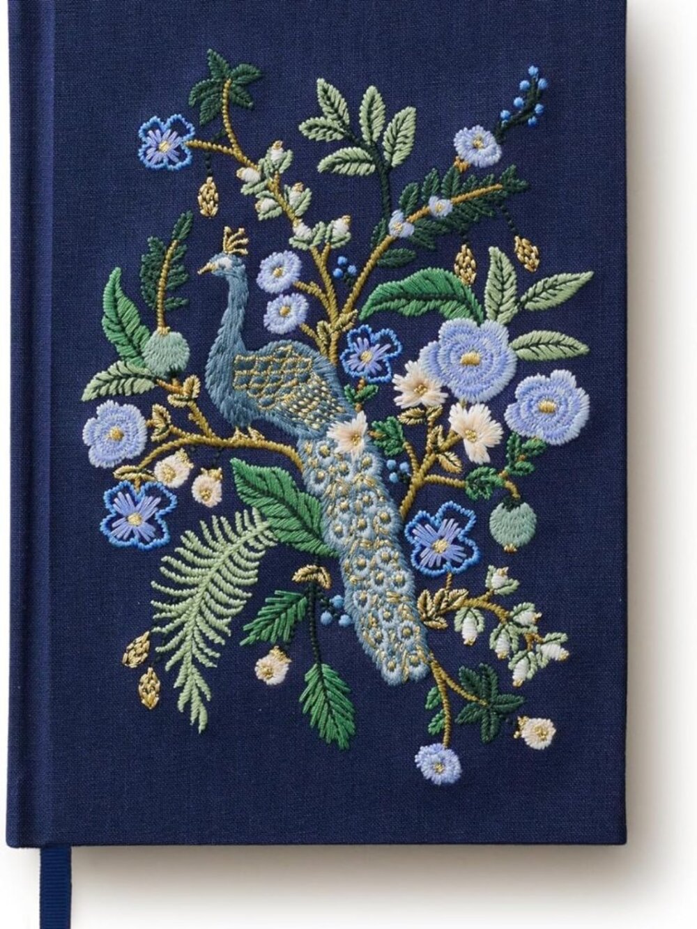 Peacock Embroidered Journal | Decorative Keepsake Diary | Perfect Gift Idea